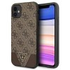 Guess GUHCN61PU4GHBR iPhone 11 6,1 / Xr6,1 brązowy/brown hardcase 4G Triangle Collection